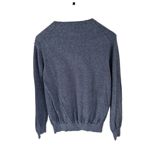 BONOBOS Knitted Crewneck Pullover Blue White Stripes Size Large - Picture 3 of 5